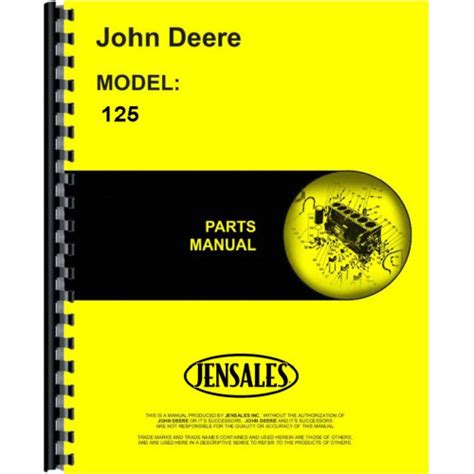 125 john deere skid steer|john deere 125 owners manual.